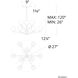 Double Bubble 9 Light 23.88 inch Satin Nickel Chandelier Ceiling Light