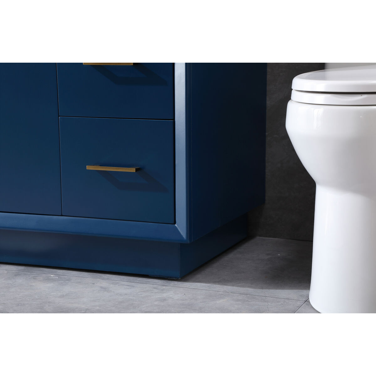 Hayes 84 X 22 X 35 inch Blue Vanity Sink Set