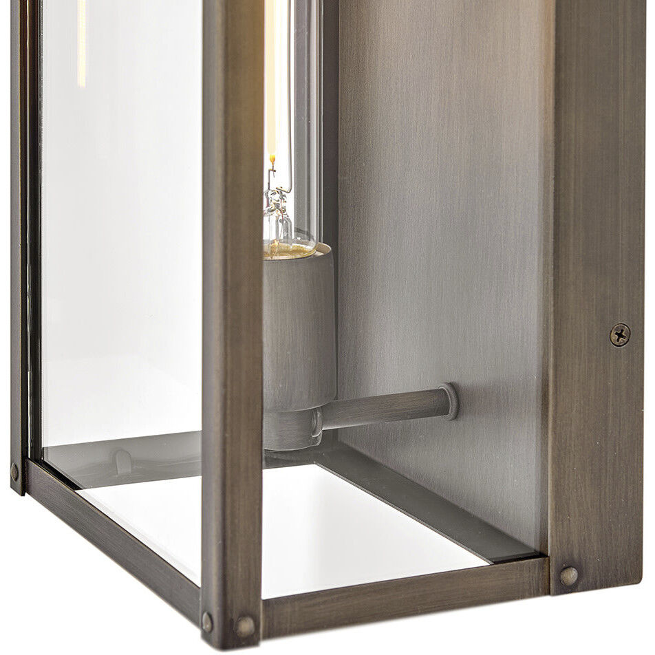 Estate Series Max 1 Light 20 inch Burnished Bronze Outdoor Wall Mount Lantern