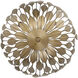 Merylmint 4 Light 15.75 inch Painted Aged Brass Semi-Flush Mount Ceiling Light