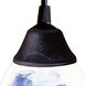 Classico 1 Light 5 inch Dark Rust Mini Pendant Ceiling Light in White And Blue Art Glass
