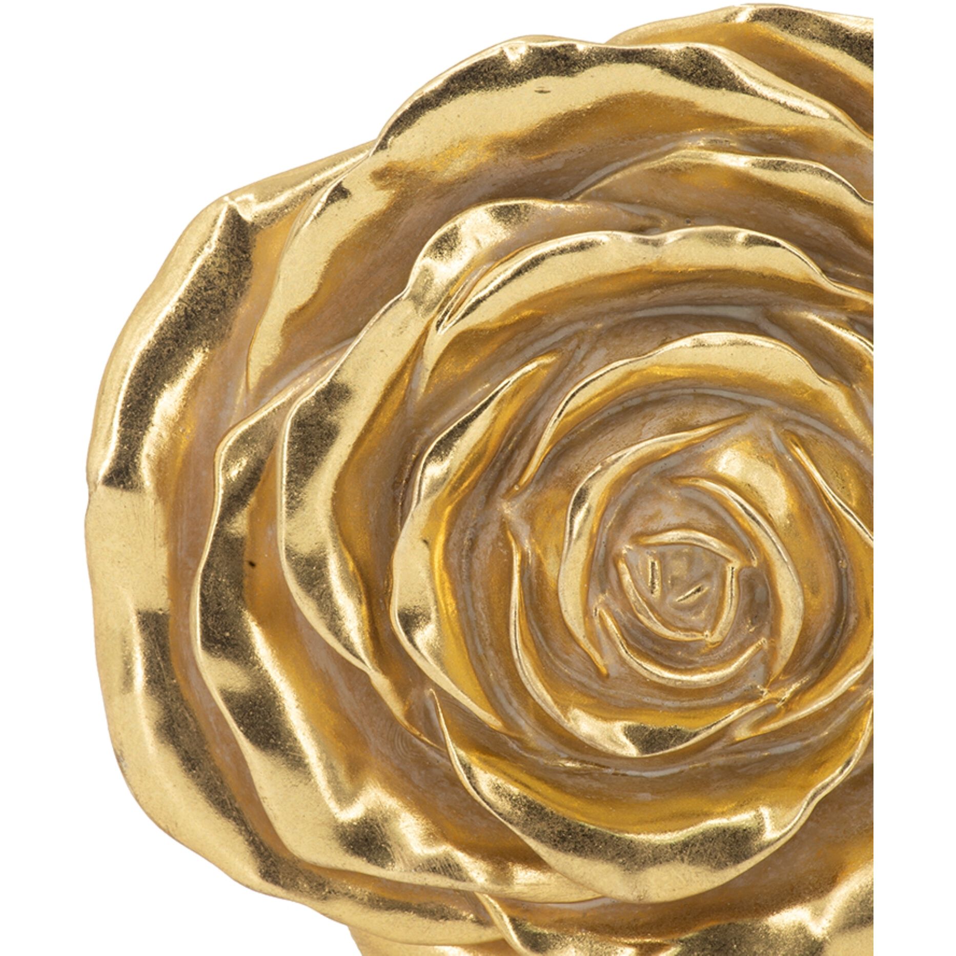 Floral Gold Wall Accent