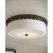 Barnabe LED 18 inch Antique Brass Flush Mount Ceiling Light