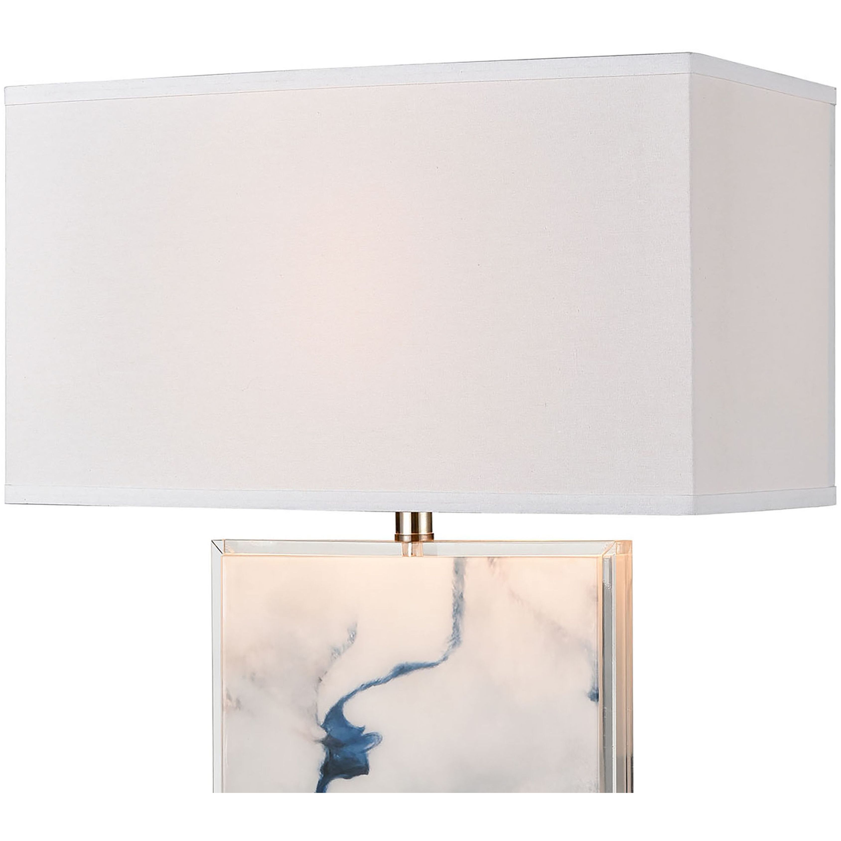 Belhaven 28 inch 150 watt Blue Table Lamp Portable Light