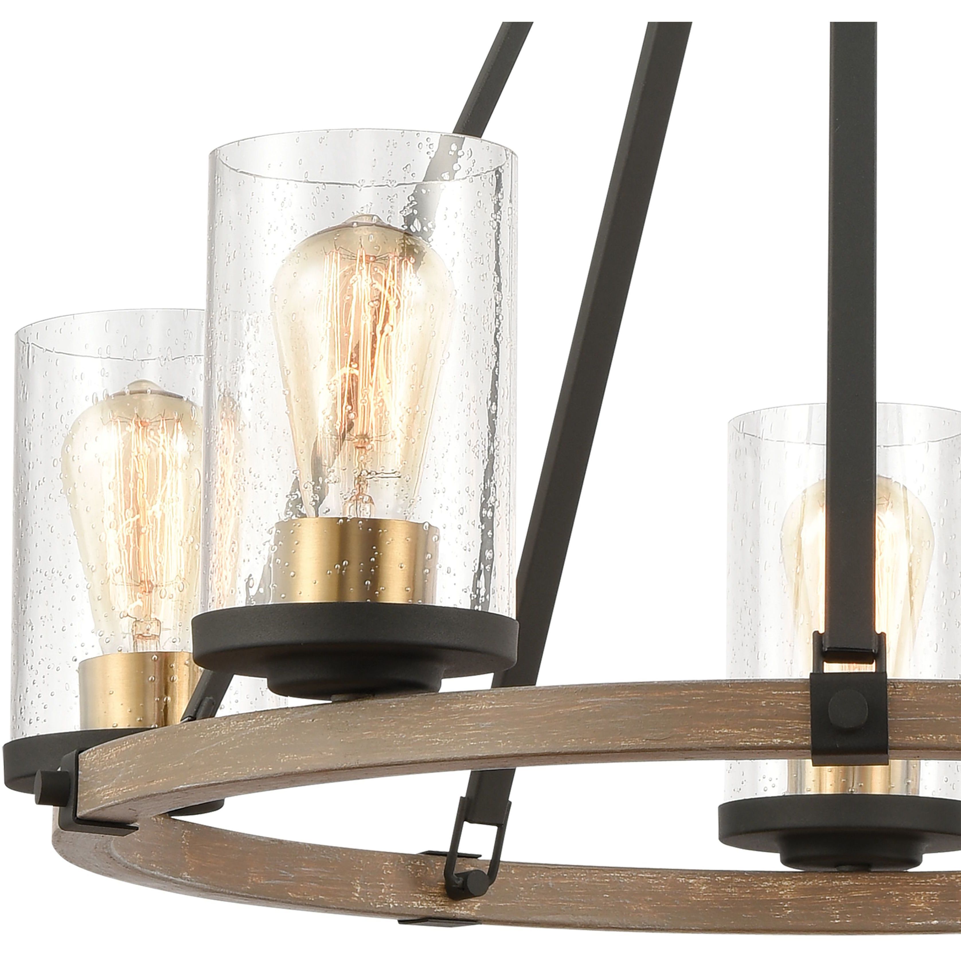 Geringer 5 Light 25 inch Charcoal Chandelier Ceiling Light