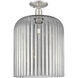 Downtown Urban Bridal Veil 1 Light 12.00 inch Semi-Flush Mount