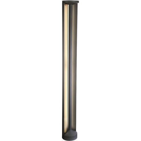 LED Bollard 120V 30 watt Graphite Grey Outdoor Bollard Light