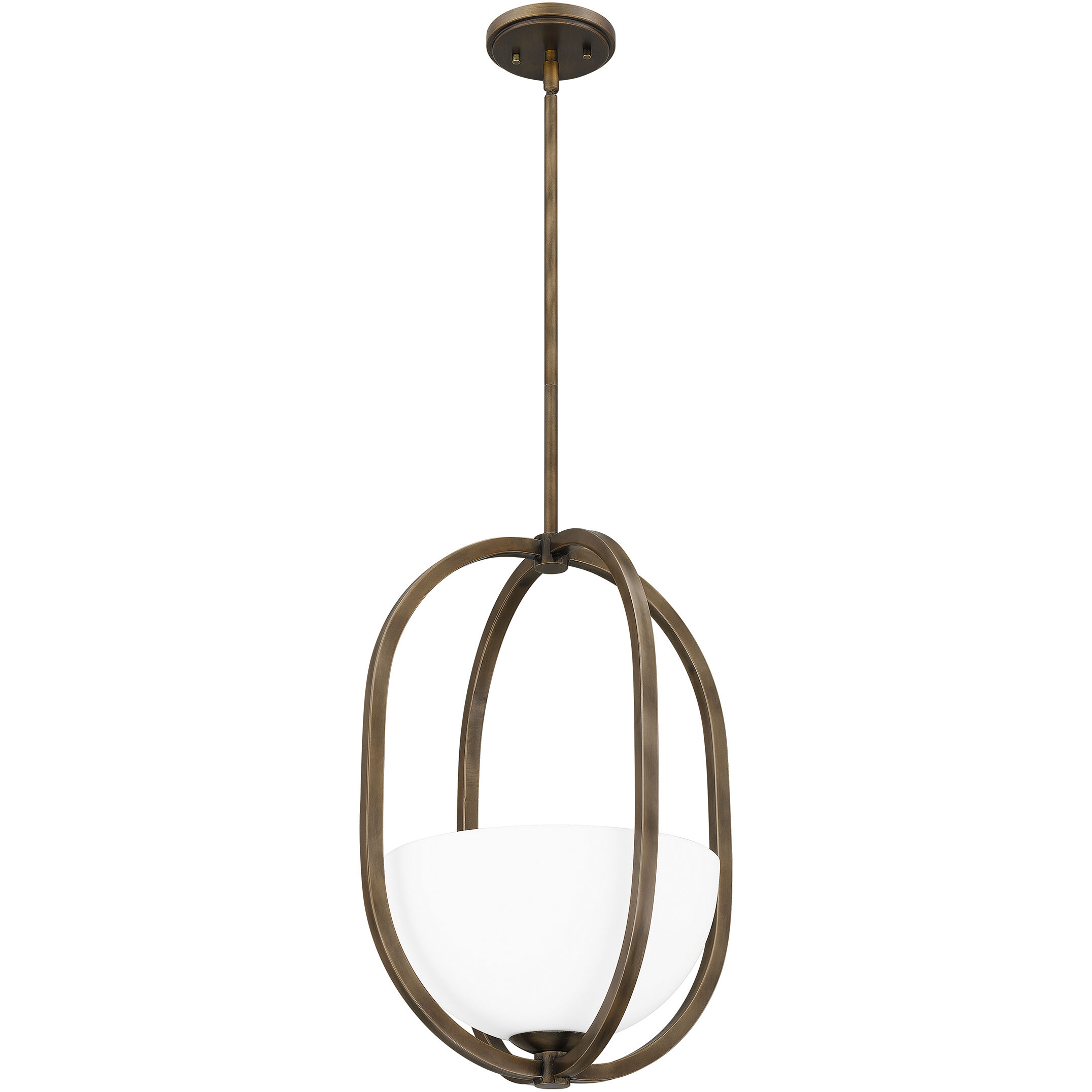 Calluna 1 Light 14.5 inch Statuary Bronze Pendant Ceiling Light