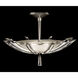 Vol de Cristal 3 Light 28 inch Silver Pendant Ceiling Light