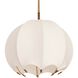 Lunaria 1 Light 24 inch Antique Brass Pendant Ceiling Light