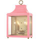 Leigh 2 Light 12 inch Aged Brass and Pink Wall Sconce Wall Light