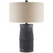 Croft 30 inch Satin Dark Gray Table Lamp Portable Light