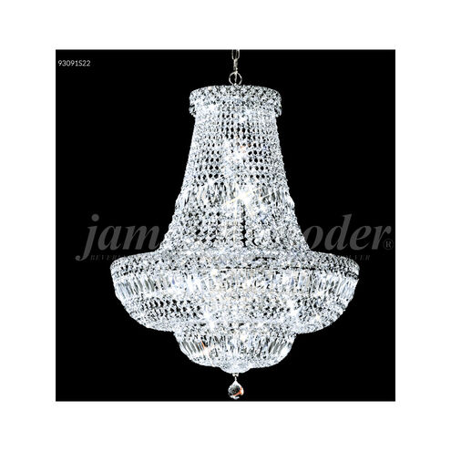 Prestige 22 Light 22 inch Silver Crystal Chandelier Ceiling Light