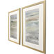 Floral Haven White and Beige and Brown and Neutral Canvas