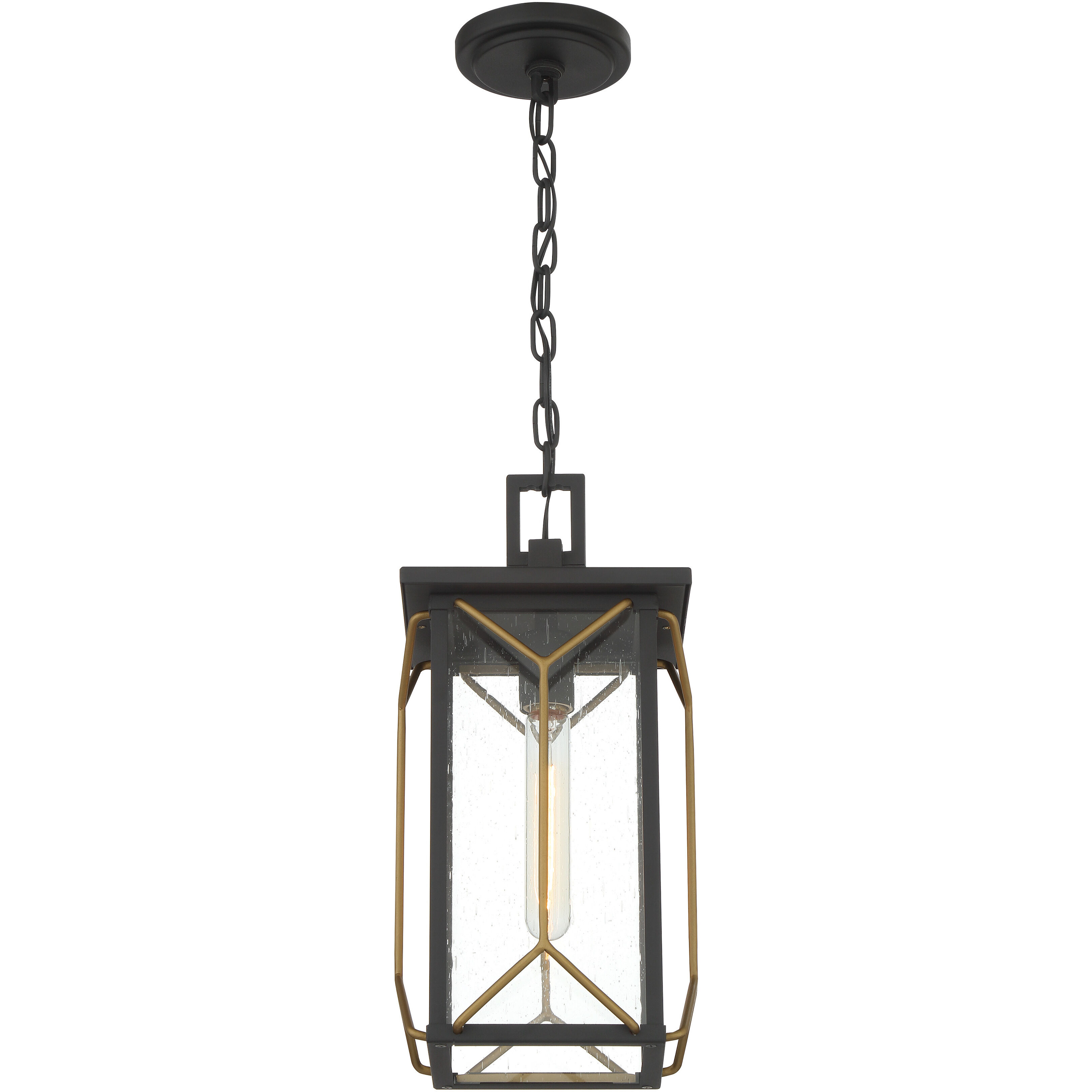 Hillside Manor 1 Light Black Outdoor Chain Hung, The Great Outdoors