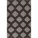 Frontier 156 X 108 inch Dark Brown, Ivory Rug