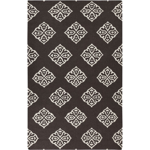 Frontier 156 X 108 inch Dark Brown, Ivory Rug