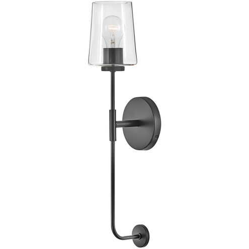 Kline LED 5 inch Black Sconce Wall Light