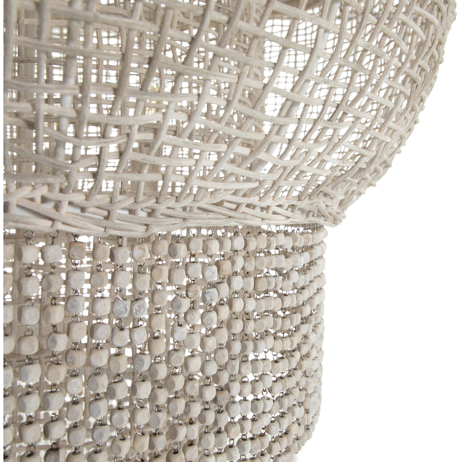 Halia 4 Light 30.5 inch Antique White / White Washed Wood Chandelier Ceiling Light