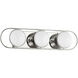 Amy 3 Light 16 inch Polished Nickel Bath and Vanity Wall Light