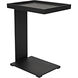 Ledge 24.5 X 18.5 inch Matte Black Side Table