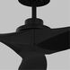 Collins 60 inch Midnight Black Indoor/Outdoor Smart Ceiling Fan, Coastal