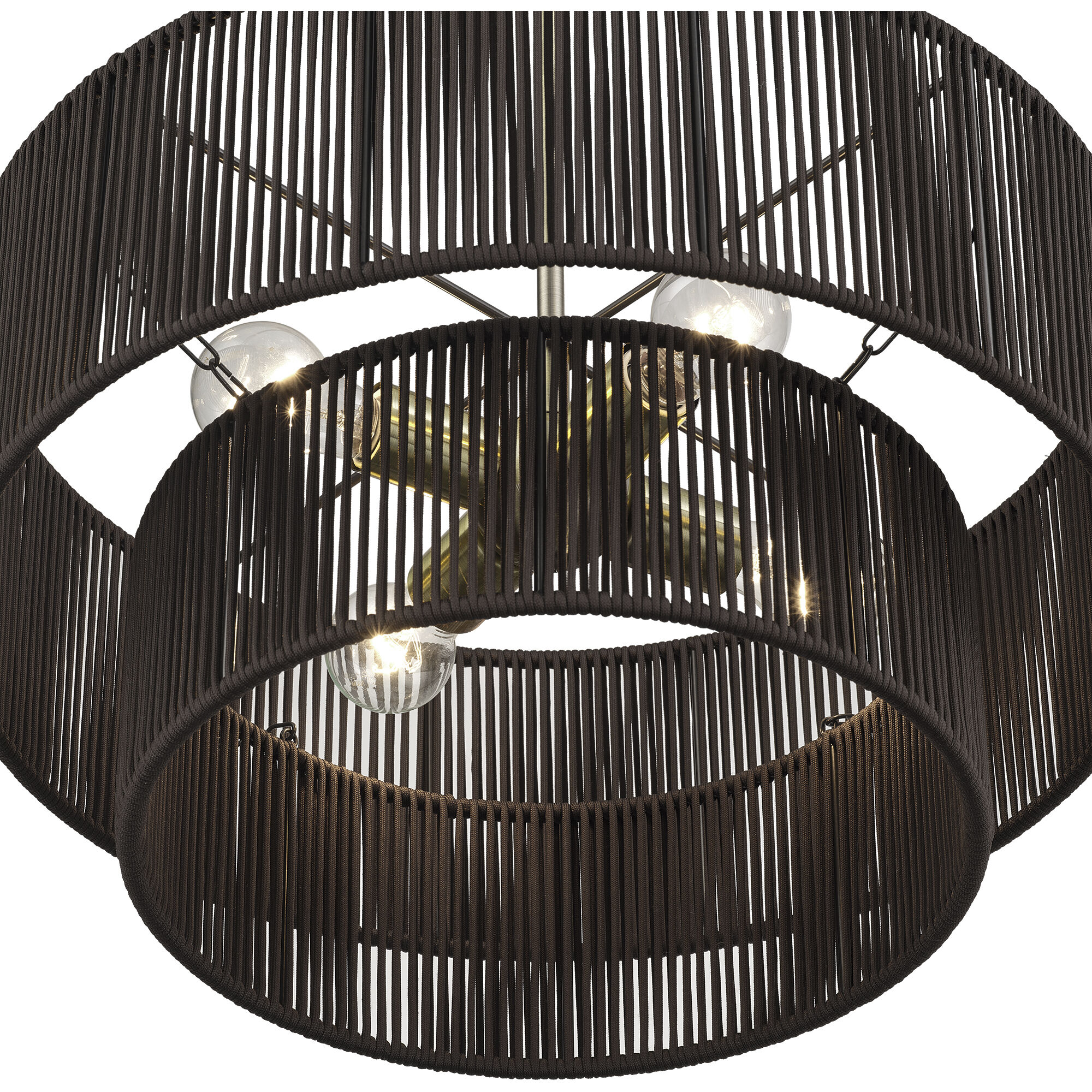 Acordia 4 Light 20 inch Antique Brass Pendant Chandelier Ceiling Light