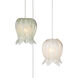 Polpo 3 Light 7.5 inch Silver Multi-Drop Pendant Ceiling Light