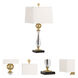 Chelsea House 29 inch 60.00 watt Antique/Clear Accent Lamp Portable Light