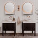 Cassiopea Black LED Mirror