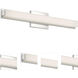 Slick LED 25 inch Polished Nickel Vanity Light Wall Light