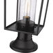 Sheridan 1 Light 19.5 inch Black Outdoor Pier Mounted Fixture