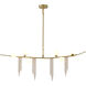 Canada 6 Light 4 inch Gold Chandelier Ceiling Light