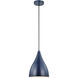 Oden 1 Light 9 inch Navy Pendant Ceiling Light