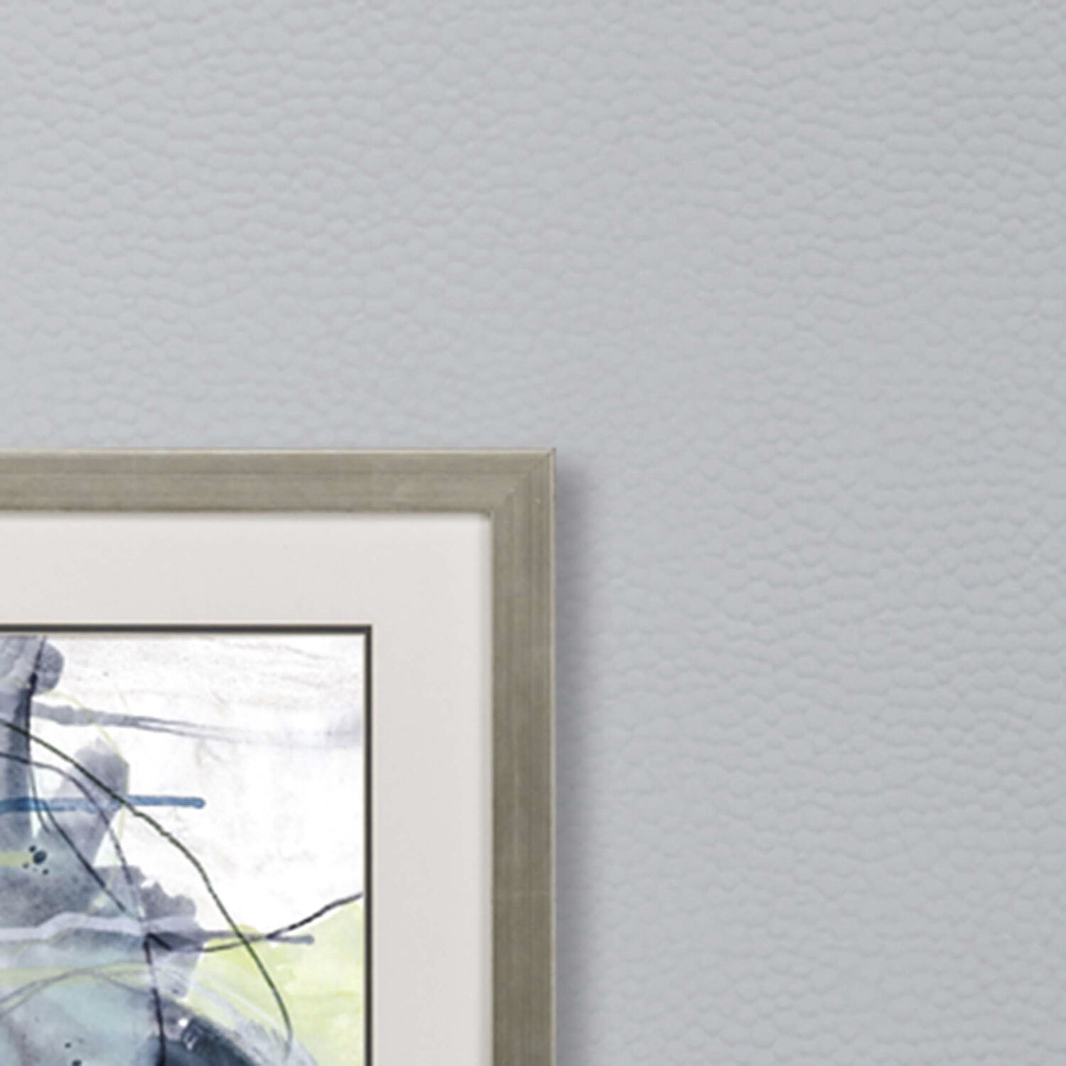 Sea Stone Turquoise and Green and Blue and Gray Framed Art