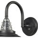 Insulator Glass Sconce Wall Light in Oil Rubbed Bronze
