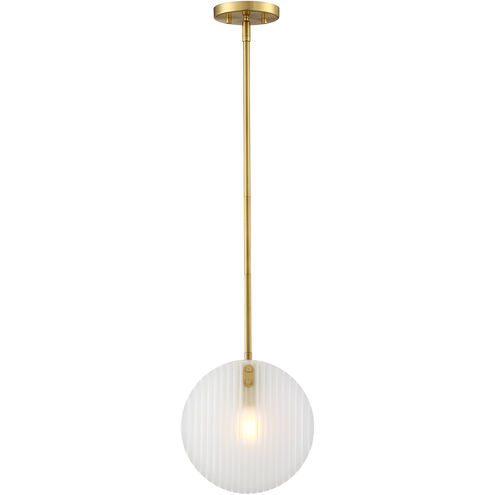 Sky Fall 1 Light 10 inch Brushed Gold Pendant Ceiling Light