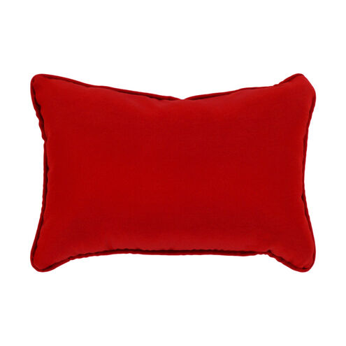 Essien 19 X 13 inch Bright Red Pillow Cover