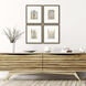 Gates / Light Posts Neutral and Beige and Yellow and Gray Framed Art, The Studio