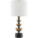 Chastain 28.75 inch 150 watt Antique Brass/Black Table Lamp Portable Light