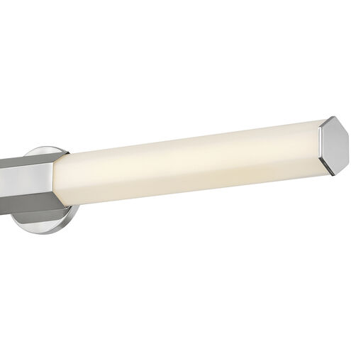 Facet LED 5 inch Polished Nickel Bath Light Wall Light