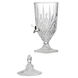 Anita Clear and Polished Silver Drink Dispenser
