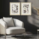 Butterfly Cluster Gray and Black and Multi and Neutral Framed Art, Propac