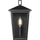 Munger 1 Light 11 inch Powder Coated Black Outdoor Wall Sconce
