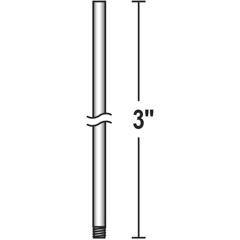 Signature Brushed Satin Nickel Downrod in Brushed Nickel, 3 in.