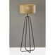Colton 58 inch 100.00 watt Antique Bronze Floor Lamp Portable Light