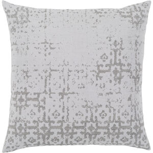 Abstraction 18 X 18 inch Light Gray Pillow Kit, Square