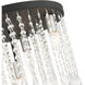 Elizabeth 5 Light 14 inch Black Flush Mount Ceiling Light