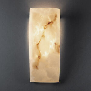 Lumenaria 1 Light 5.5 inch Faux Alabaster ADA Wall Sconce Wall Light in Incandescent