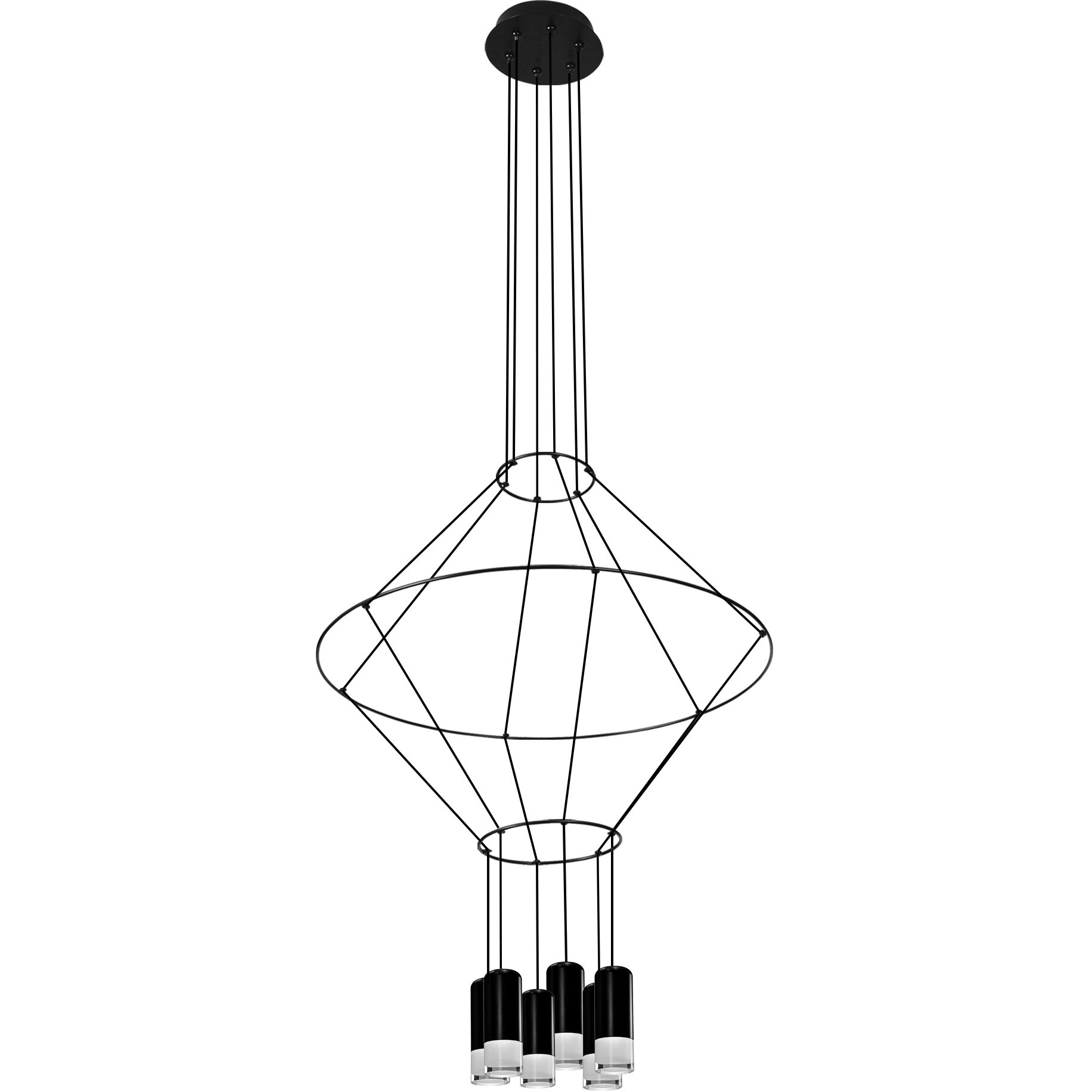Expression 23.5 inch Black Pendant Ceiling Light